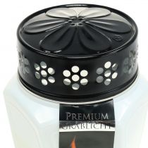 Product Grave light plastic twisted white Ø11cm H25cm