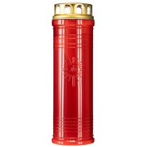 Product Grave lights red Ø7.5cm H24.5cm 1 piece