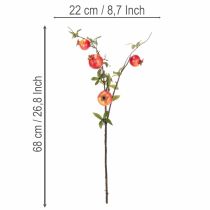 Product Artificial pomegranate branch as a fruit branch for table decoration, 68cm