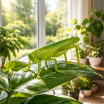Product Grasshopper Green 11cm 1 pc