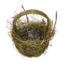Product Decorative basket, grass weave, natural Easter decoration basket, gift basket, 29cm
