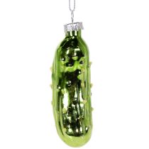 Product Glass Christmas pickle, Christmas tree ornament for hanging, 7cm, 4 pieces