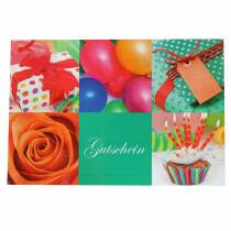 Product Birthday voucher with envelope 5pcs