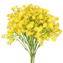 Product Gypsophila paniculate yellow flowers L46cm 4 pcs