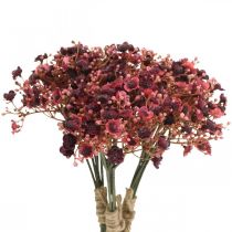 Product Gypsophila artificial red artificial flowers autumn 29.5cm 18pcs