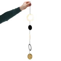 Product Hanging window decoration circles and discs, modern for any room design, 80cm