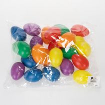 Product Easter egg ornaments for spring decoration, home or garden. Colorful decorative items, 6cm, 24 pieces.