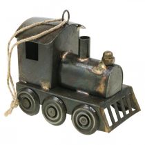Product Christmas tree decorations Locomotive Christmas metal H7.5cm