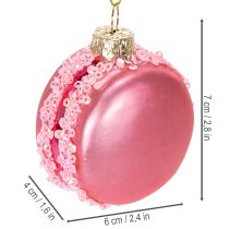 Product Christmas tree ornament macaron pendant 6cm