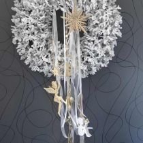 Product Angel pendant golden, Christmas angel decoration H20/21.5cm 4pcs