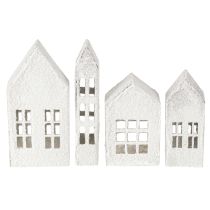 Product Miniature houses for interior design and ambiance, very decorative, timeless design for the home, 14cm, 4 pieces