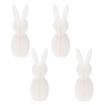 Product Bunny decorative figurine for modern Easter home decoration, 11cm, 4 pieces