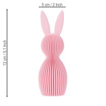 Product Decorative Easter bunny, symbol for spring-like home decor, 13cm, 3 pieces