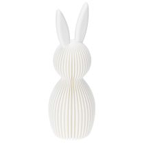 Product Decorative rabbit figurine with a folded look for modern interior design, living room or office, 13cm, 3 pieces