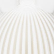 Product Decorative rabbit figurine with a folded look for modern interior design, living room or office, 13cm, 3 pieces