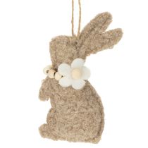 Product Easter bunny hanging decoration, ideal decorative accessory for window decoration, 14cm, 8 pieces