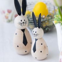 Product Decorative rabbit with a simple design for springtime living room accents, 12cm, 2 pieces
