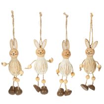 Product Easter Bunny Decoration Hanging Ornaments for Festive Easter Decoration 12cm 4 Pieces
