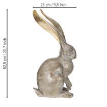Product Decorative rabbit figurine for stylish spring and Easter decoration, 52cm