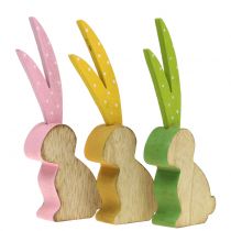 Product Dekofigur rabbit long ear 15cm 6pcs