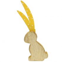 Product deco figurine rabbit long ear 15cm 6pcs