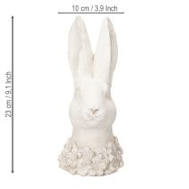 Product Decorative rabbit as a calm focal point for table, shelf and windowsill 23cm