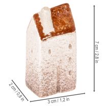 Product Decorative ceramic house set, miniature houses for standing, 7cm, 3 pieces