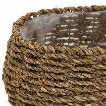 Product Plant basket with handle basket flower basket L23/35cm set of 2