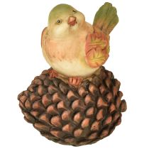 Product Autumn decoration bird decoration cone bird figure autumn H19cm