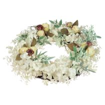 Door wreath eucalyptus eucalyptus wreath artificial bleached Ø50cm
