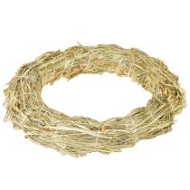 Product Hay wreaths natural decoration 21-22cm set of 5 DIY wreath