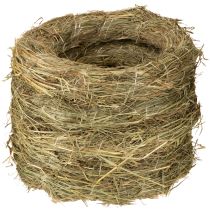 Product Hay wreaths, natural table decoration, door wreath, 26-27cm, 5 pieces