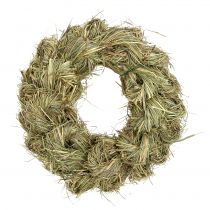 Hay wreath, door wreath Ø25cm