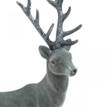 Decorative deer decorative figure decorative reindeer anthracite H40cm