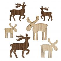 Product Mix reindeer for scattering brown, natural 3cm – 5cm 72 pcs