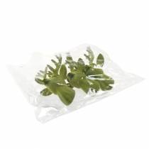 Product Decorative deer head flocked moss green 10cm x 20cm 3 pcs