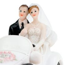 Wedding figure bridal couple in convertible 15cm