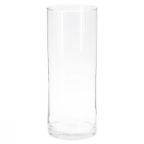 Product Tall Glass Vase Glass Cylinder Flower Vase Clear Ø12cm H30cm