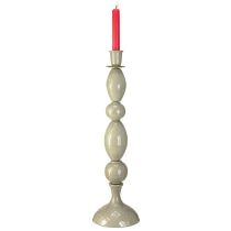 Product Tall candle holder grey gold metal candle holder 51cm
