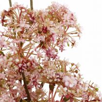 Blossoming deco branch dusky pink Artificial meadow flowers 88cm