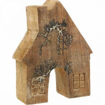 Product Wooden house decoration Christmas house wooden house decoration wooden stand H10cm