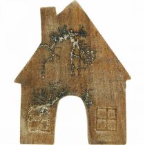 Product Wooden house decoration Christmas house wooden house decoration wooden stand H10cm
