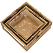 Product Wooden box with chalkboard and insert, 3 sizes set, 30cm