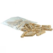 Product Wooden clip mini clothespin decorative clip 3.5cm 50 pcs