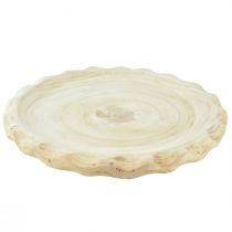Product Decorative bowl wood Paulownia natural Ø36cm