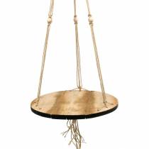 Product Plant swing, flower tray on a rope, hanging basket with macrame Ø34cm L84cm