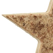 Product Wooden stars decorative decorative hanger rustic decorative wood Ø20cm
