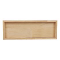 Product Wooden tray decorative tray wood rectangular natural 50×17×2.5cm