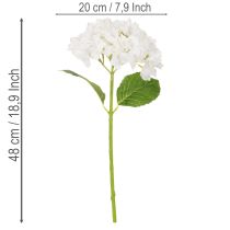Product Artificial hydrangea flower with long stem for decoration, 48cm