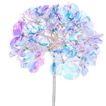Product Artificial Hydrangea Flowering Branch in Iridescent Colors 36cm 2pcs